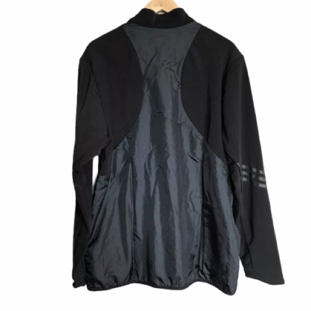 ADIDAS XL Climaheat 1/4 Zipper Golf Jacket Black - Picture 4 of 5